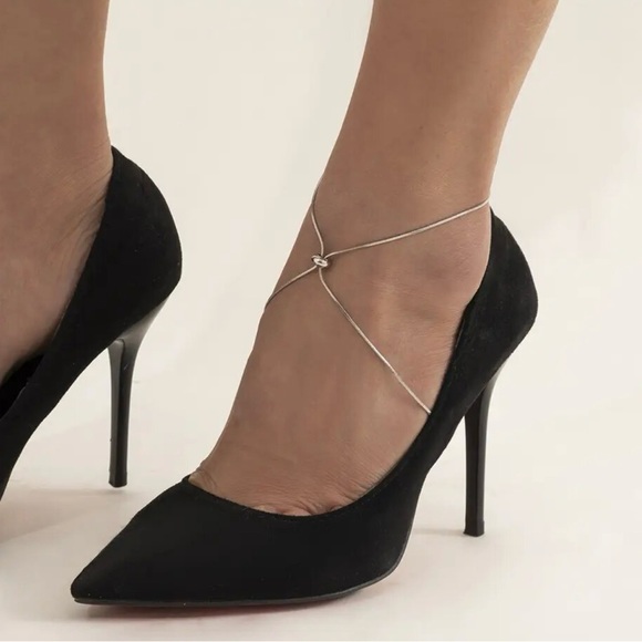 Jewelry - Minimalist silver Chain Anklets Foot Bracelet